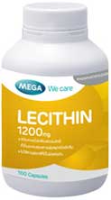 Mega We Care Lecithin 1200mg 100cap 